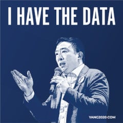 FREE Andrew Yang 2020 I Have The Data Sticker