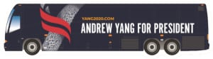 FREE Andrew Yang for President Tour Bus Sticker