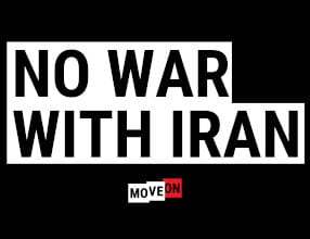 FREE No War with Iran Sticker