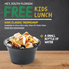FREE Kids Lunch
