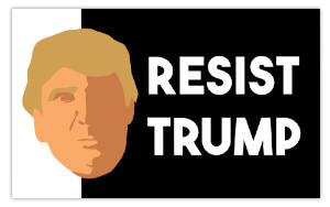 FREE Resist Trump Sticker