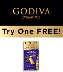 FREE Godiva Signature Mini Bar