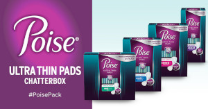 FREE Poise Ultra Thin Pads Chat Pack