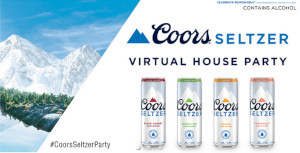 FREE Coors Seltzer Virtual House Party Pack