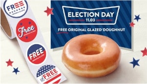 Krispy Kreme Election Day 2020