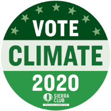 FREE Vote Climate 2020 Sticker