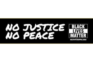 FREE No Justice No Peace Sticker