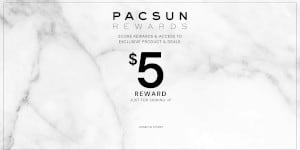 FREE $5 Pacsun Credit