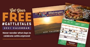 FREE 2021 #CattleTales Calendar