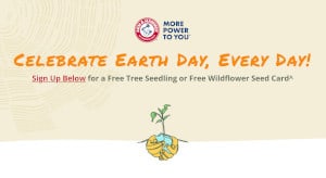 Earth Day FREE Seedling