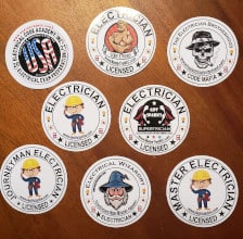 FREE Master the NEC Electrician Sticker