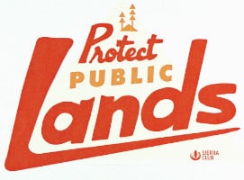 FREE Protect Public Land Sticker