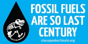 FREE Fossil Fuels are So Last Century Sticker