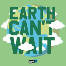 Earth Cant Wait Sticker