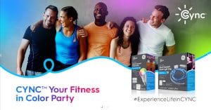 FREE GE Lighting CYNC Your Fitness in Color Party Pack
