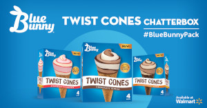 FREE Blue Bunny Twist Cones Chat Pack