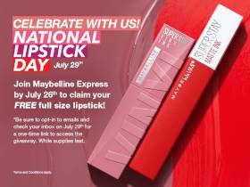 FREE Maybelline Lipstick