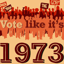 FREE Vote Like Its 1973 Sticker
