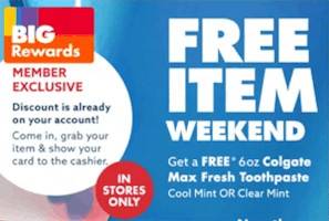 FREE Colgate Max Fresh Toothpaste