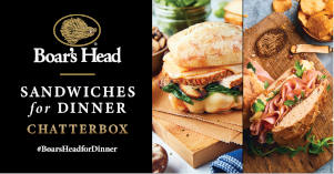 FREE Boars Head Sandwiches for Dinner Chat Pack