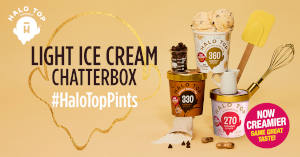 FREE Halo Top Light Ice Cream Chat Pack