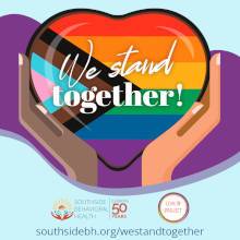 FREE We Stand Together Bracelet, Window Cling, and Pin