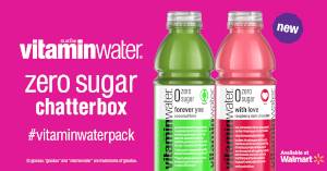 FREE Vitaminwater Zero Sugar Chat Pack