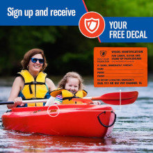 FREE Weatherproof Watercraft ID Decal