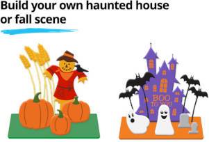 Build your own haunted house or Fall scene Craft Activity