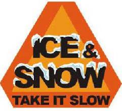 FREE Ice & Snow, Take It Slow Sticker