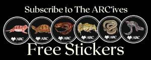 FREE ARC Amphibian and Reptile Stickers