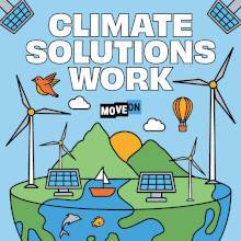 FREE Climate Solutions Work Sticker