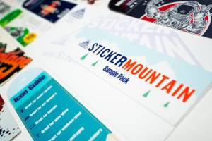 FREE Sticker Mountain Sticker Samples