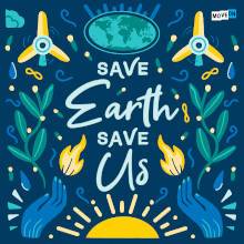 FREE Save Earth Save Us Sticker
