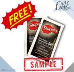 FREE Stopain Pain Relieving Gel Sample