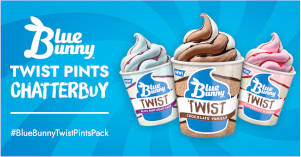 FREE Blue Bunny Twist Pints Chat Pack
