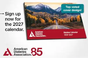 FREE 2026-2027 American Diabetes Association Calendar