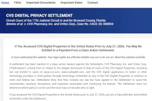 CVS Digital Privacy Class Action Settlement
